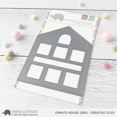 Mama Elephant Creative Cuts - Ornate House Grid